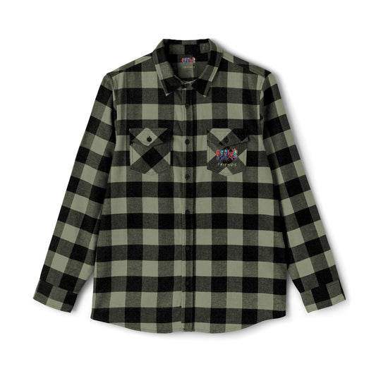 Chic Unisex Flannel Shirt with Graphic Design, Casual Wear, Perfect for Fall, Streetwear Fashion, Halloween & Everyday Style