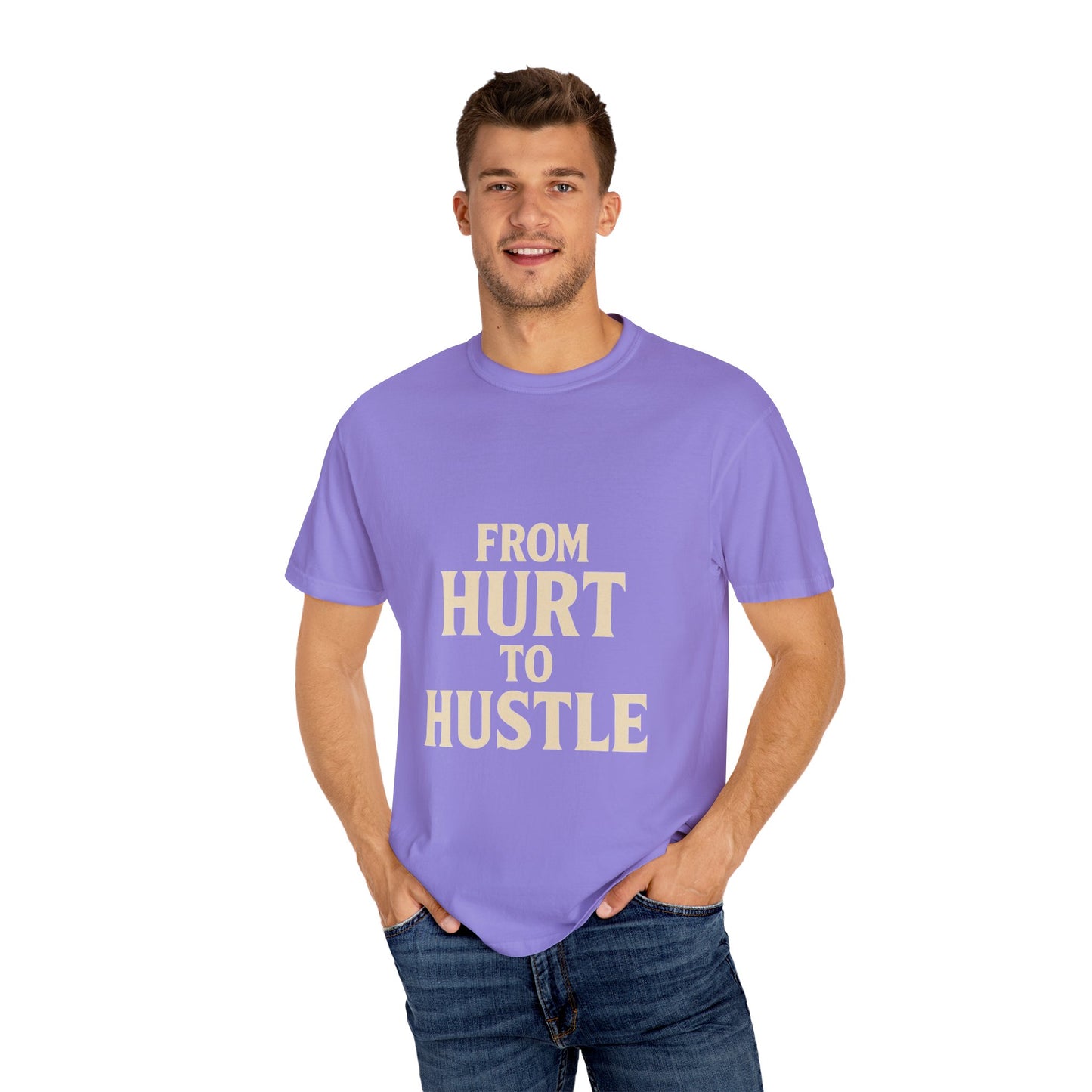 Inspirational Unisex T-Shirt: From Hurt to Hustle, Motivational Tee for Everyday Wear, Gift for Entrepreneurs, Positive Vibes, [...]
