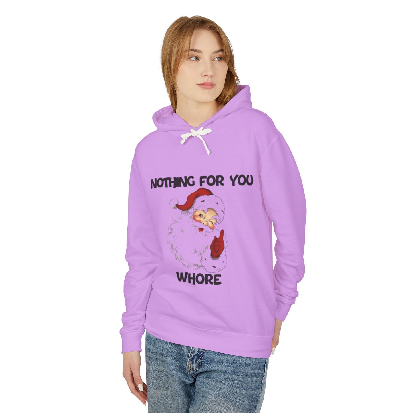 Funny Holiday Hooded Sweatshirt for Christmas, Humorous Gift, Unisex Lightweight Pullover, Santa Joke Hoodie, Christmas Apparel, [...]