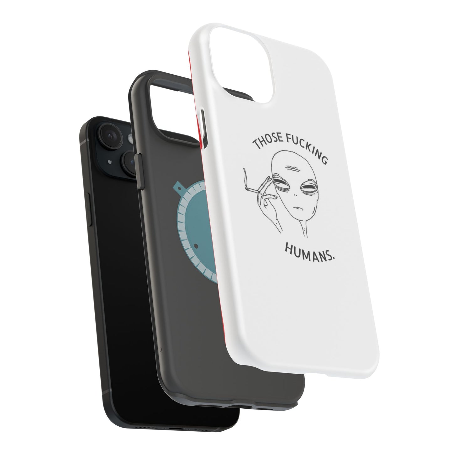 Alien-Inspired Magnetic Phone Cases | Unique Humor, Gifts for Friends, Stylish Protection, Quirky Phone Accessories, Birthday Gifts, [...]